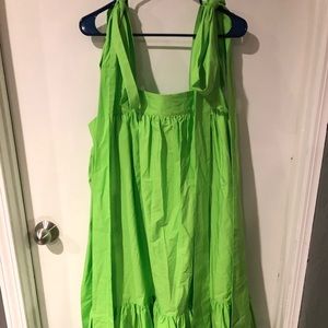 Christopher John Rogers Neon Green Dress